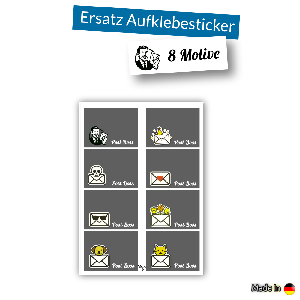 Ersatz - Aufklebesticker grau