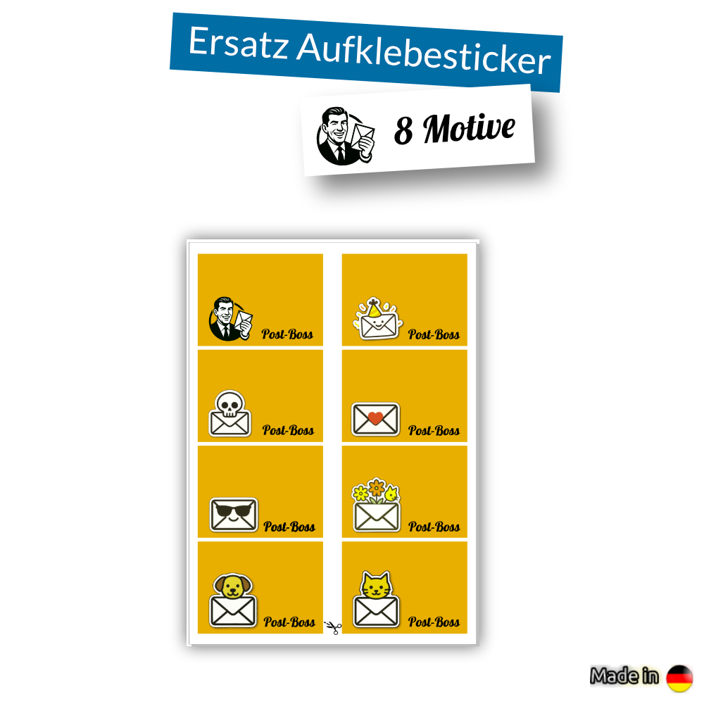 Ersatz - Aufklebesticker orange