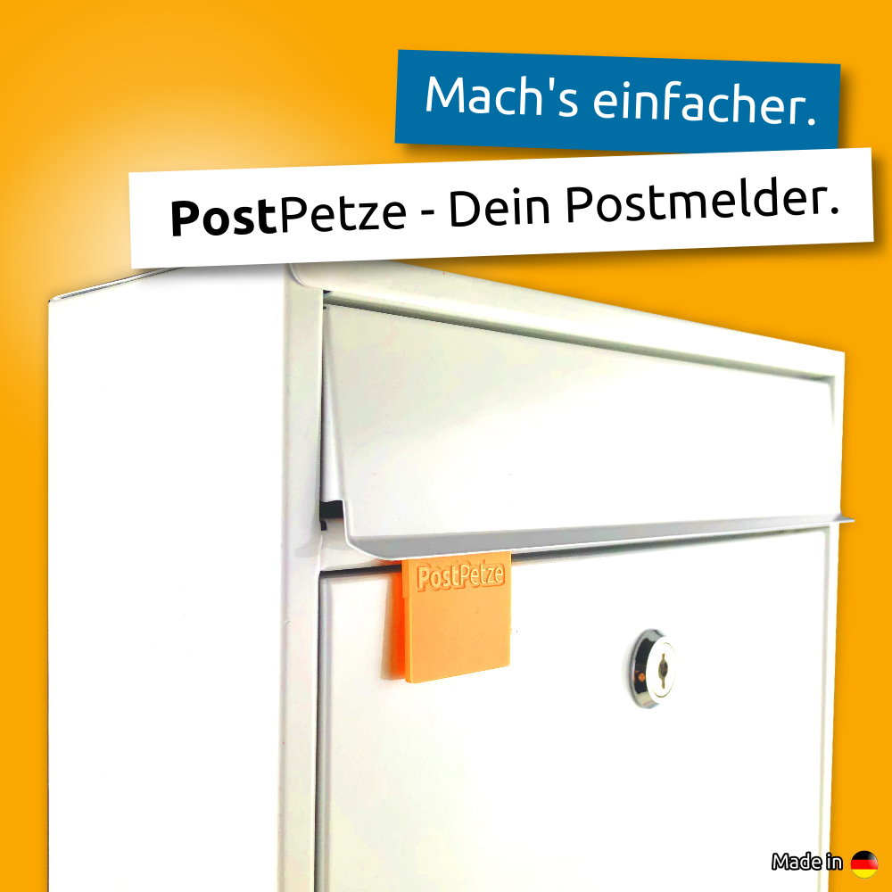 PostPetze | Dein Postmelder | Orange